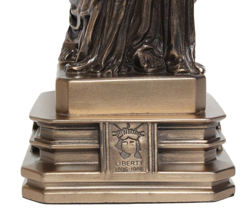US 12.38 Inch The Statue of Liberty Cold Cast Bronze Sculpture Figurine - Image 3